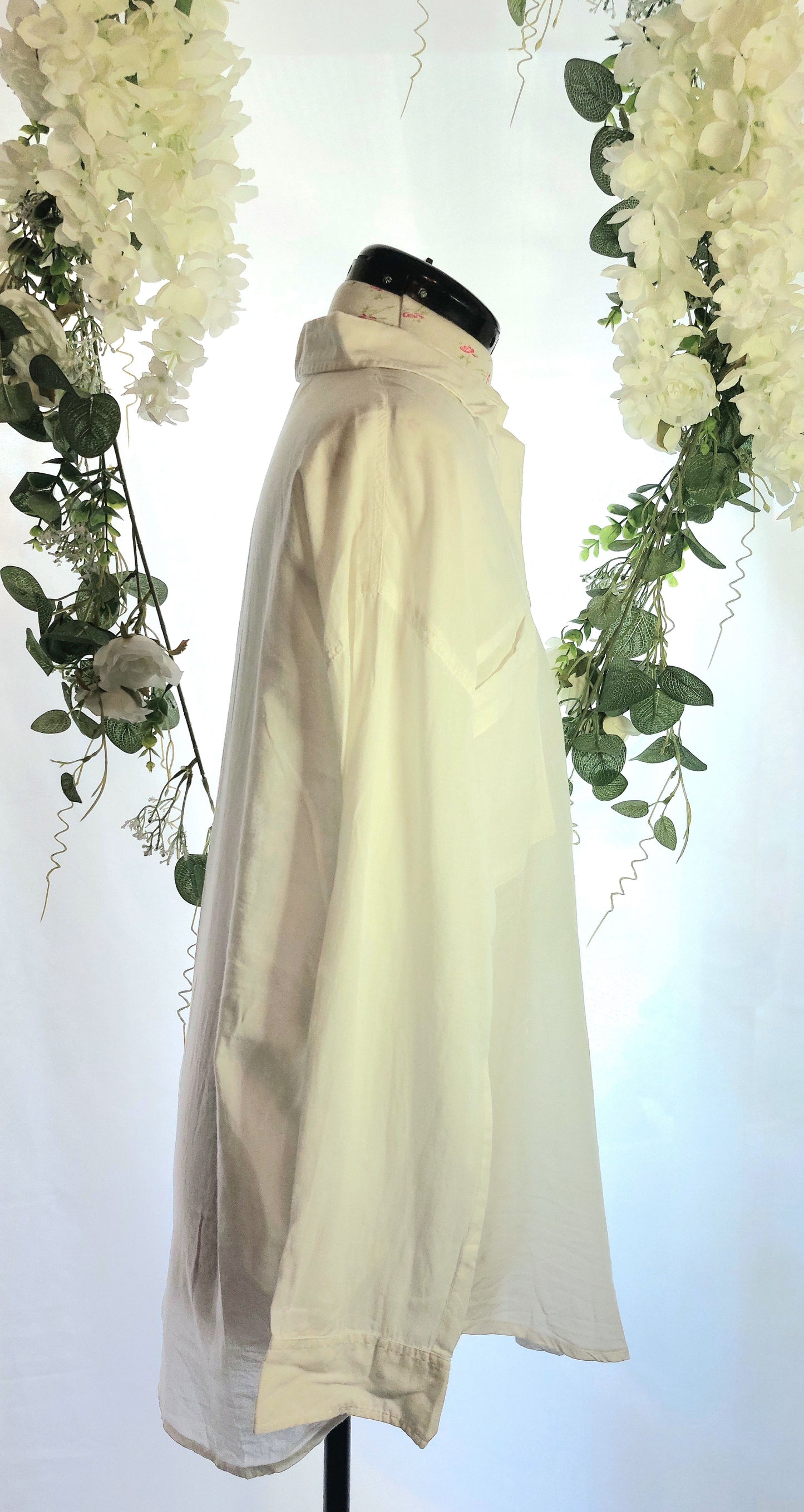 SIZE 10 ASOS WHITE OVERSIZED LONG SLEEVED SHIRT