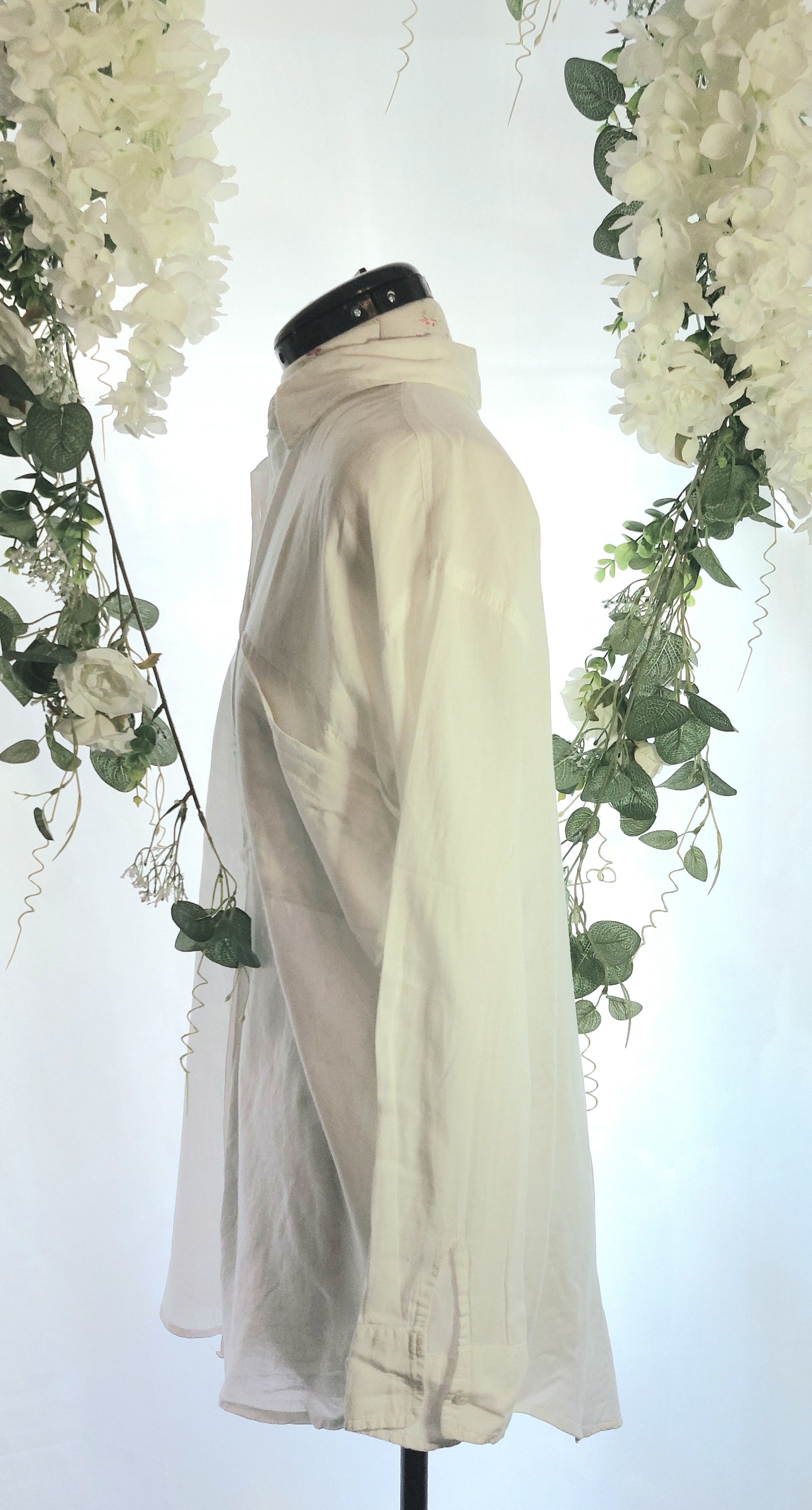SIZE 10 ASOS WHITE OVERSIZED LONG SLEEVED SHIRT