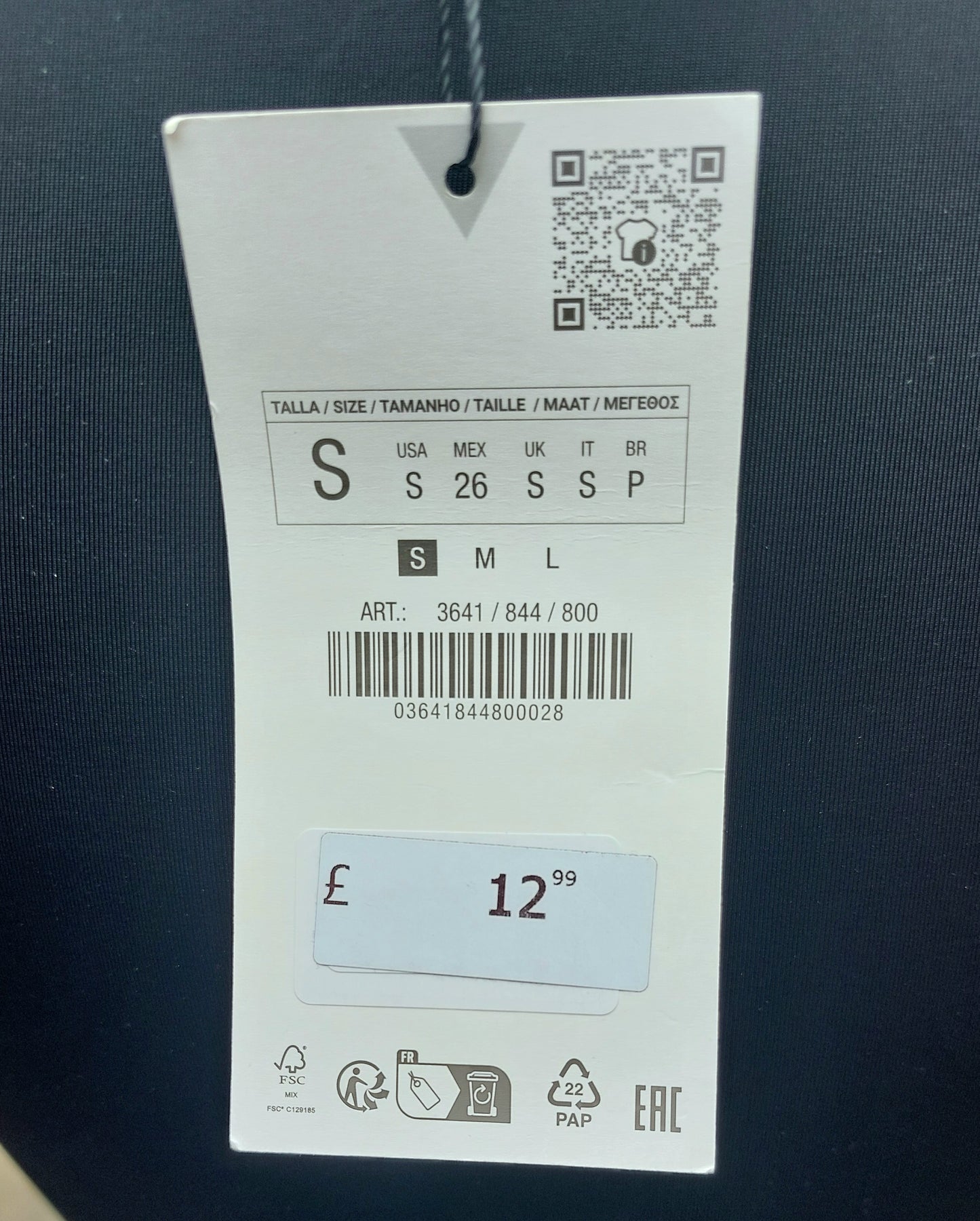 NEW ZARA BLACK LONG SLEEVED CROP TOP