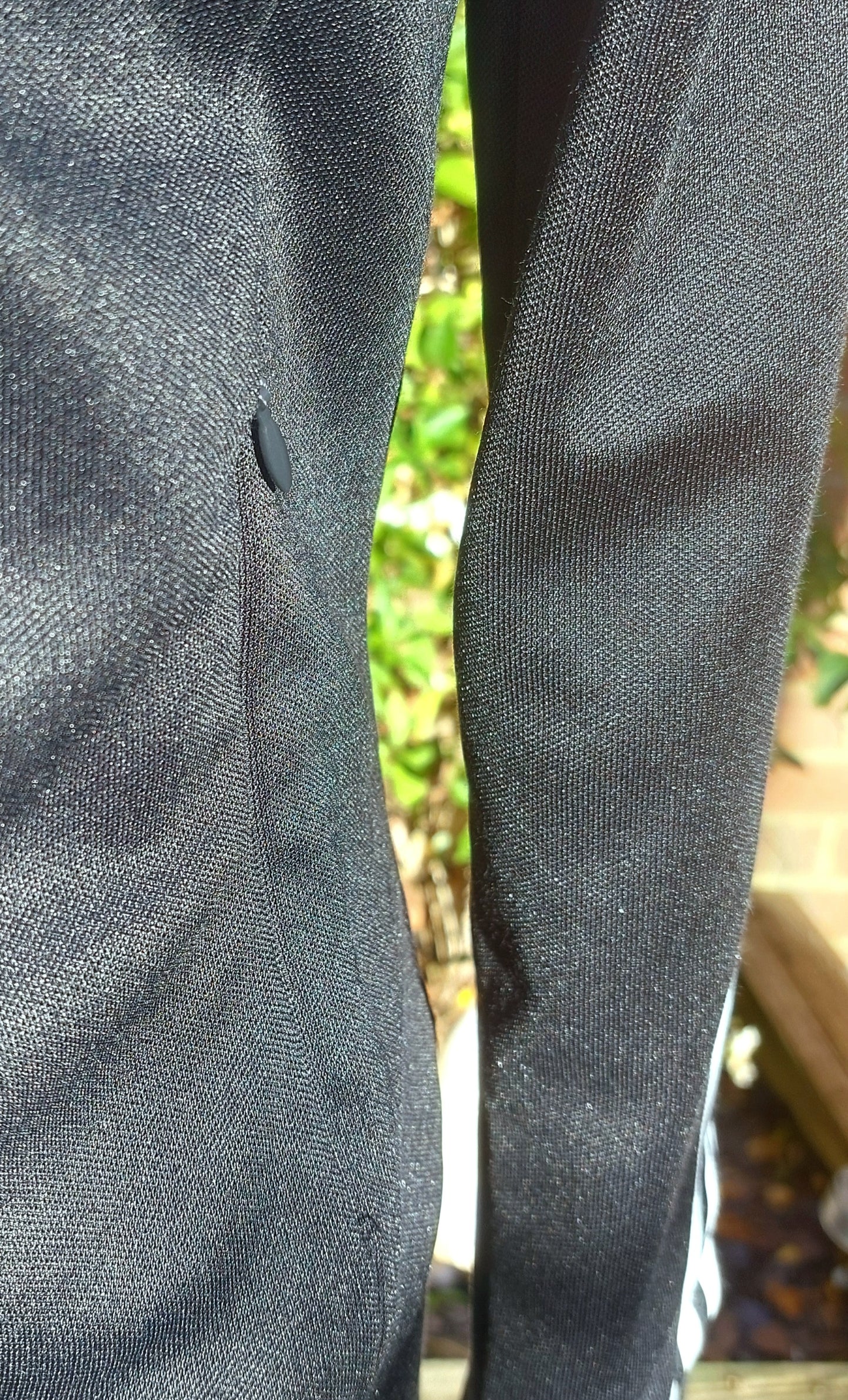 SIZE 10 BLACK ADIDAS ZIP SPORTS LONG SLEEVED TOP