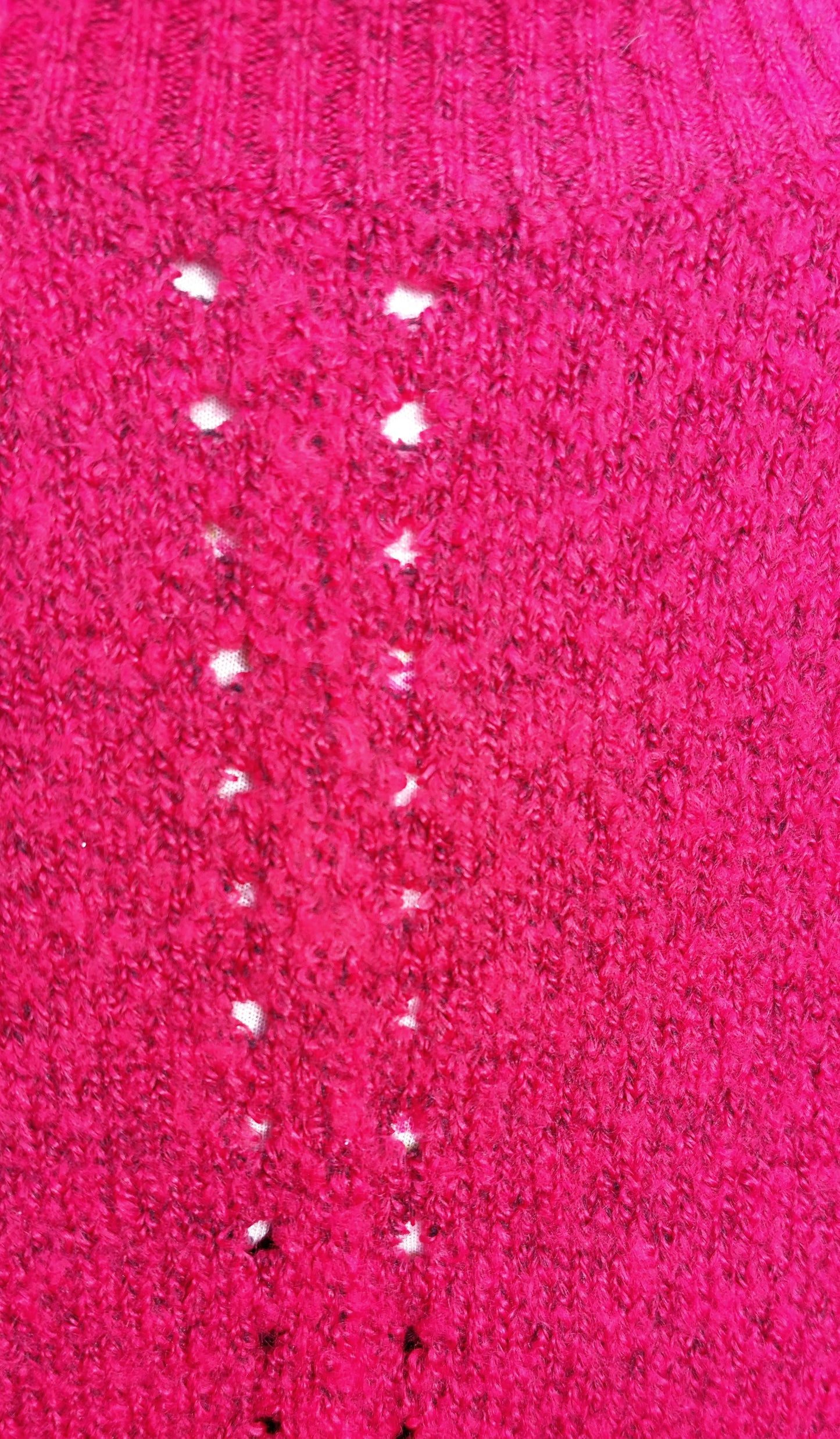 SIZE 10 BRIGHT RED MARL TURTLE NECK JUMPER