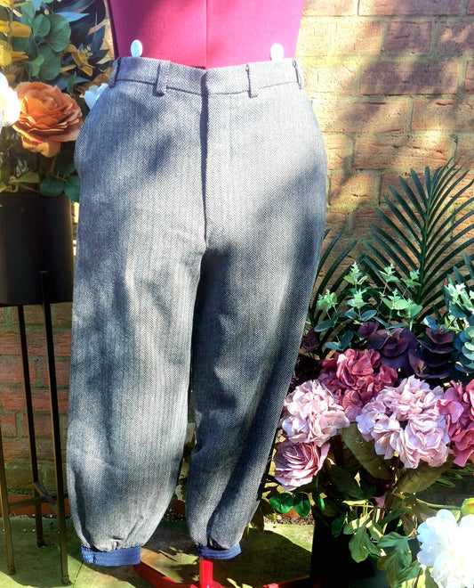 RARE JAYROS GOLF TROUSERS ADAPTED INTO 3/4 CROPPED TROUSERS