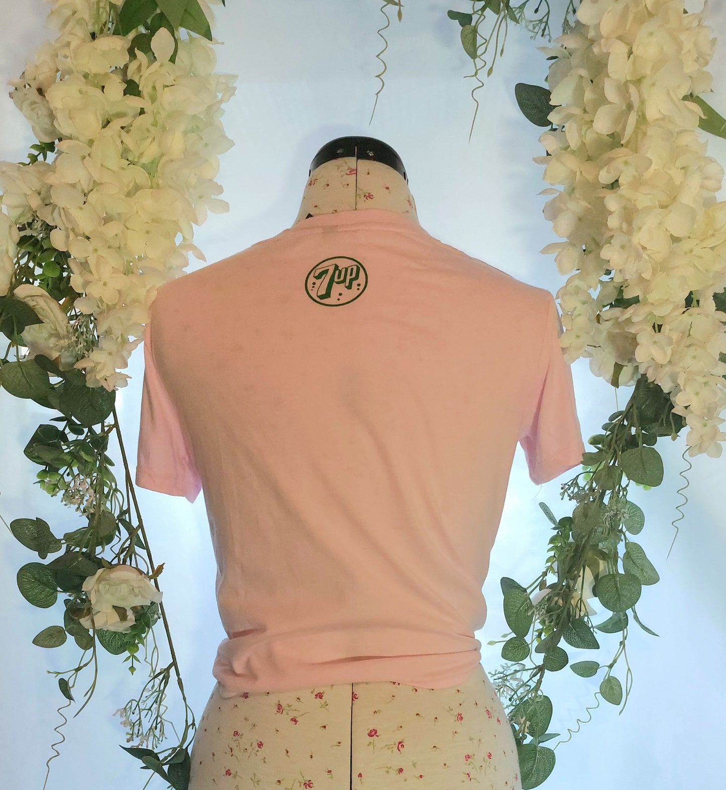 SIZE XS H&M PINK TIE 7-UP T-SHIRT