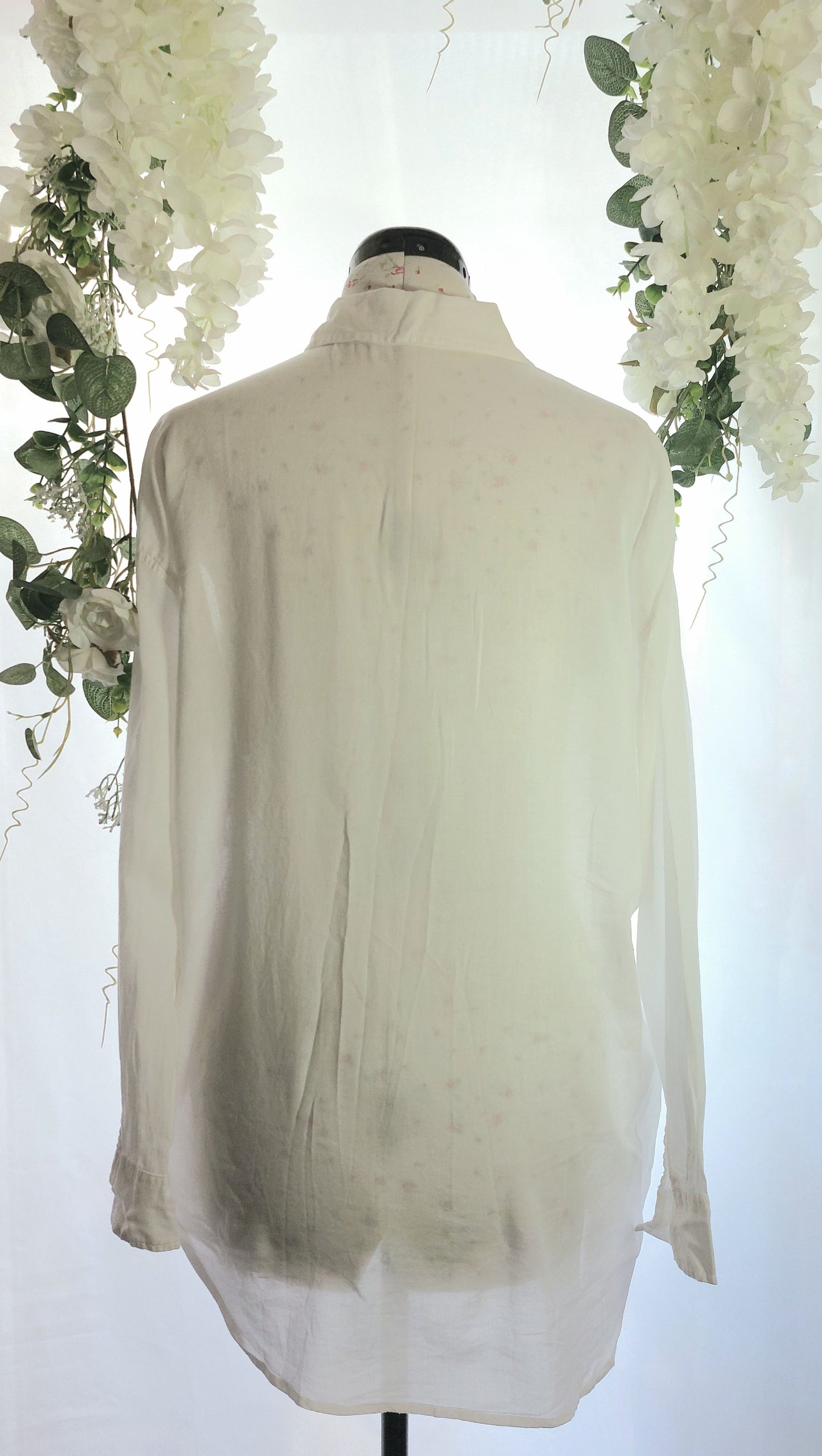 SIZE 10 ASOS WHITE OVERSIZED LONG SLEEVED SHIRT