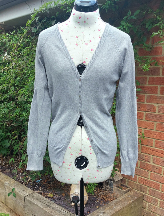 SIZE S C&A YESSICA GREY CARDIGAN