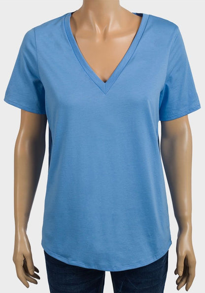 JERSEY V NECK T-SHIRT