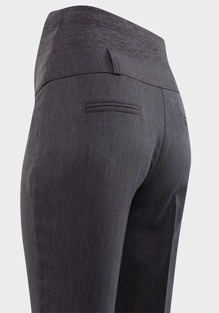 GREY MATERNITY OVER BUMP BOOTCUT TROUSERS