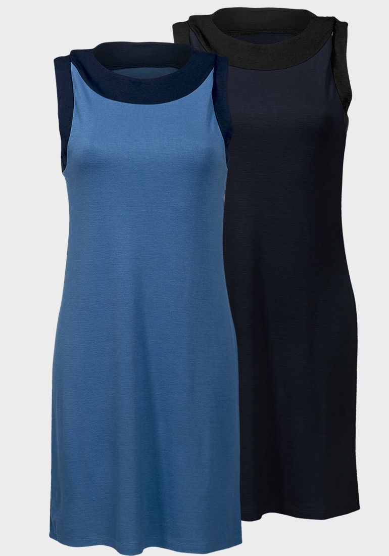 SLEEVELESS JERSEY DRESS