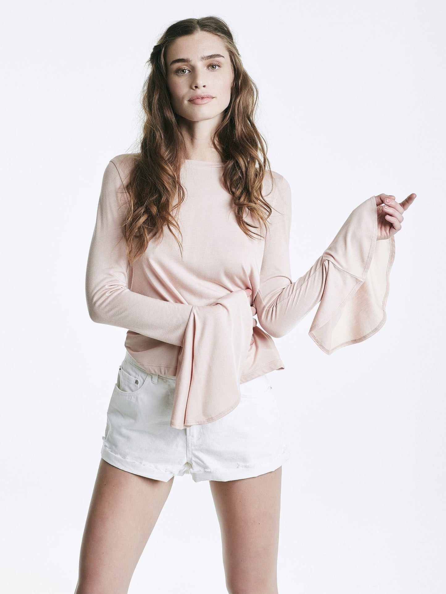 BELL CUFF FAIRY STYLE BOXY TOP